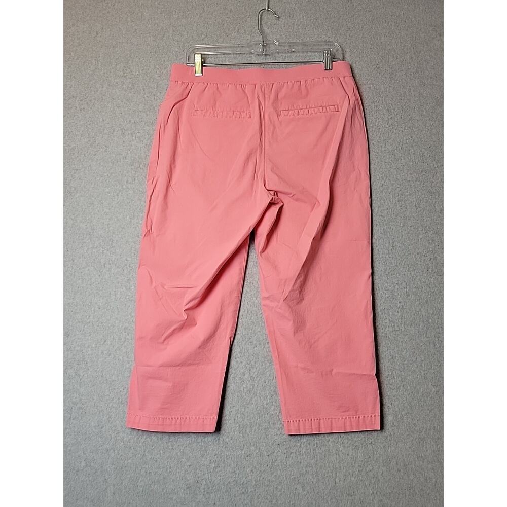 Chico's Pink Mid Rise Capri Pants Women's .5 US 6 Cotton Stretch Pockets - Picture 6 of 12